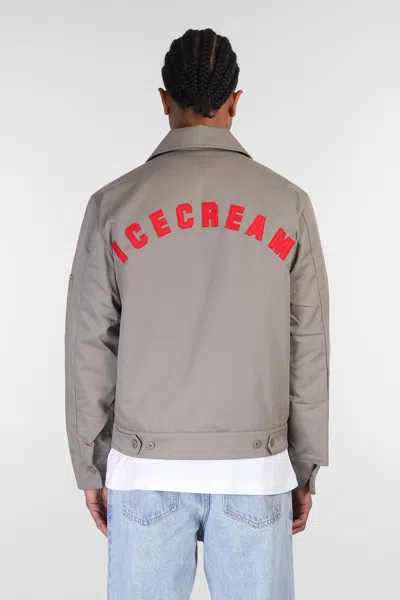 Icecream Casual Jacket In Green Polyester In Green