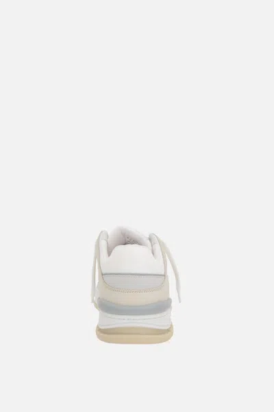 Axel Arigato Low-top Sneakers With Textured Panels And Cushioned Sole In Multi