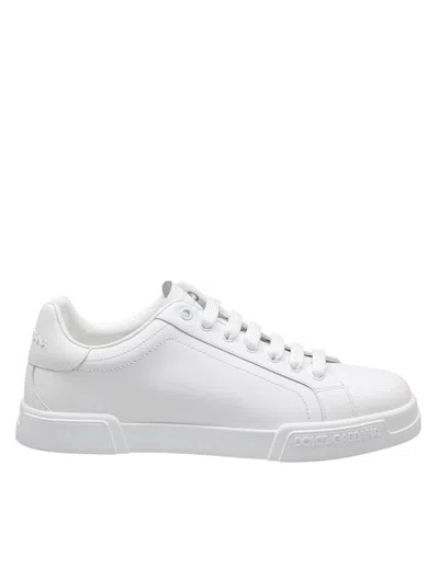 Dolce & Gabbana Dolce&gabbana Portofino White Low Trainer In White