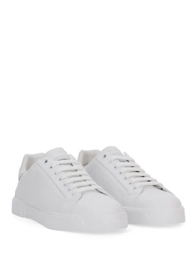 Dolce & Gabbana Dolce&gabbana Portofino White Low Trainer In White