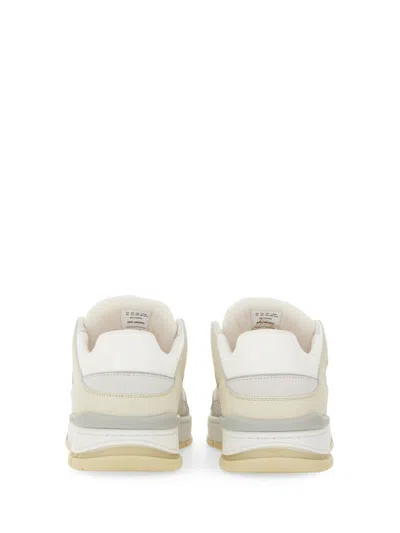 Axel Arigato Low-top Sneakers With Textured Panels And Cushioned Sole In Multi