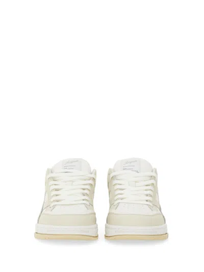 Axel Arigato Low-top Sneakers With Textured Panels And Cushioned Sole In Multi