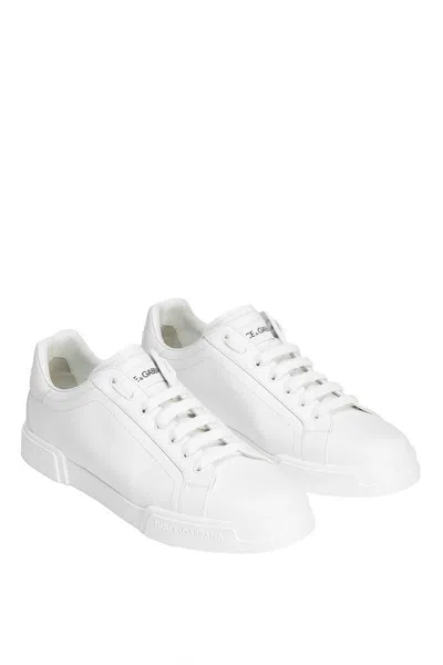 Dolce & Gabbana Dolce&gabbana Portofino White Low Trainer In White