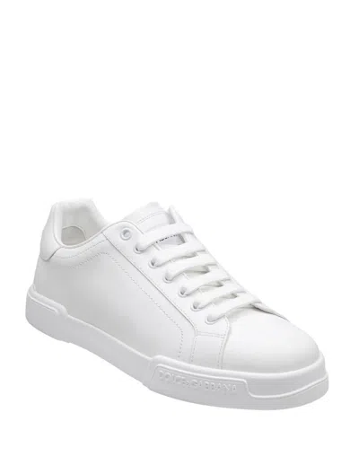 Dolce & Gabbana Dolce&gabbana Portofino White Low Trainer In White