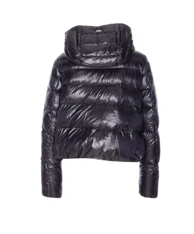 Herno Padded And Quilted Down Jacket In Black