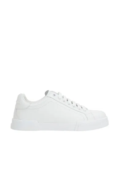Dolce & Gabbana Dolce&gabbana Portofino White Low Trainer In White
