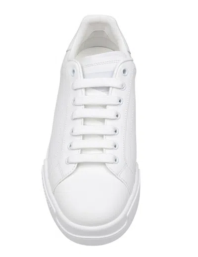 Dolce & Gabbana Dolce&gabbana Portofino White Low Trainer In White