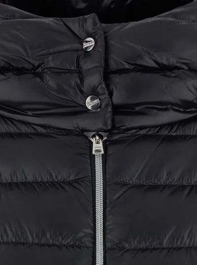 Herno Padded And Quilted Down Jacket In Black