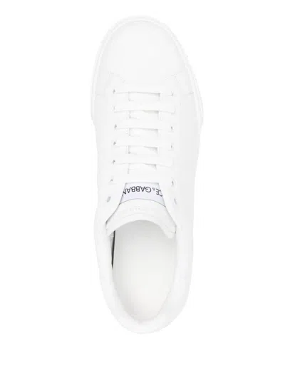 Dolce & Gabbana Dolce&gabbana Portofino White Low Trainer In White