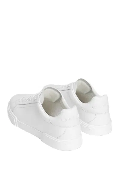 Dolce & Gabbana Dolce&gabbana Portofino White Low Trainer In White