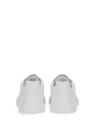 Dolce & Gabbana Dolce&gabbana Portofino White Low Trainer In White