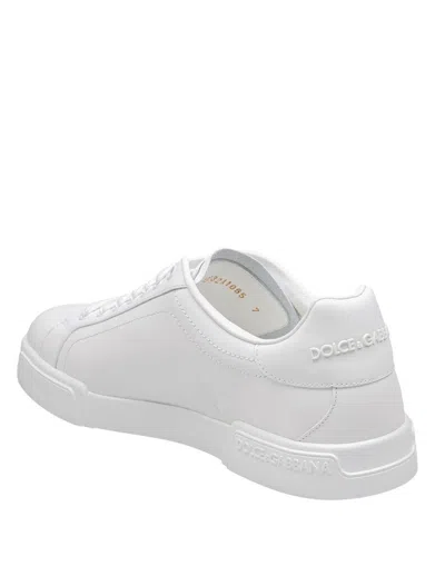 Dolce & Gabbana Dolce&gabbana Portofino White Low Trainer In White