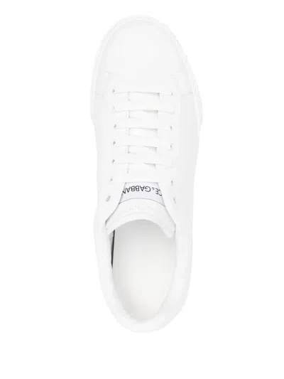Dolce & Gabbana Dolce&gabbana Portofino White Low Trainer In White