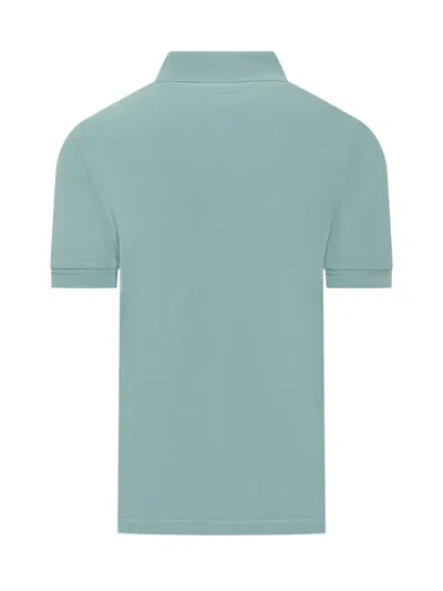 Tom Ford Plain Lyocell Polo In Blue