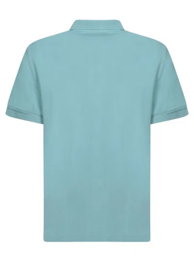 Tom Ford Plain Lyocell Polo In Blue