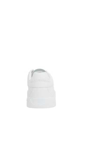 Dolce & Gabbana Dolce&gabbana Portofino White Low Trainer In White