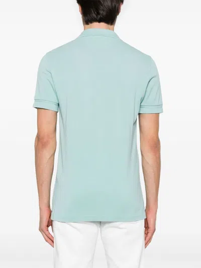 Tom Ford Plain Lyocell Polo In Blue