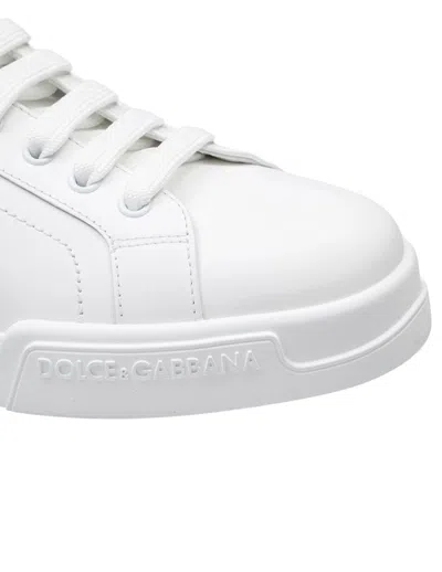 Dolce & Gabbana Dolce&gabbana Portofino White Low Trainer In White