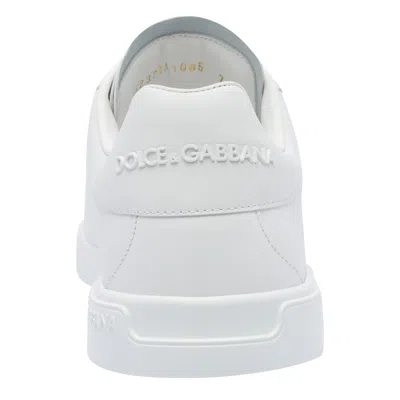 Dolce & Gabbana Dolce&gabbana Portofino White Low Trainer In White