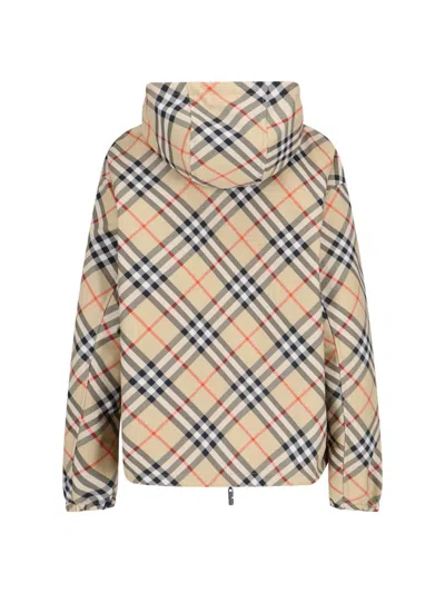 Burberry Ekd Reversible Jacket In Burgundy