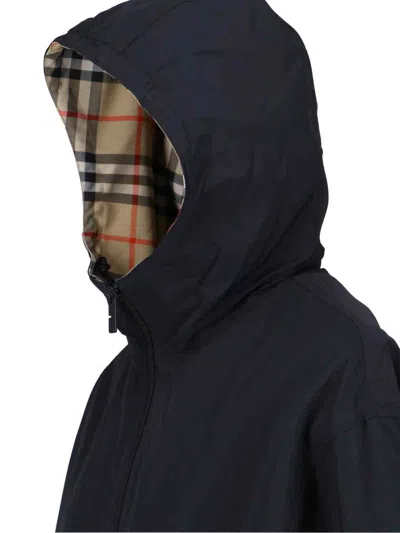 Burberry Ekd Reversible Jacket In Burgundy