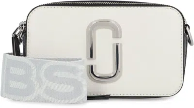 Marc Jacobs Multicolor Leather The Snapshot Crossbody Bag In White