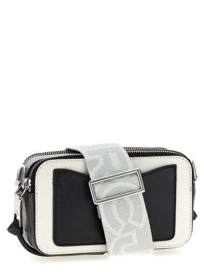 Marc Jacobs Multicolor Leather The Snapshot Crossbody Bag In White