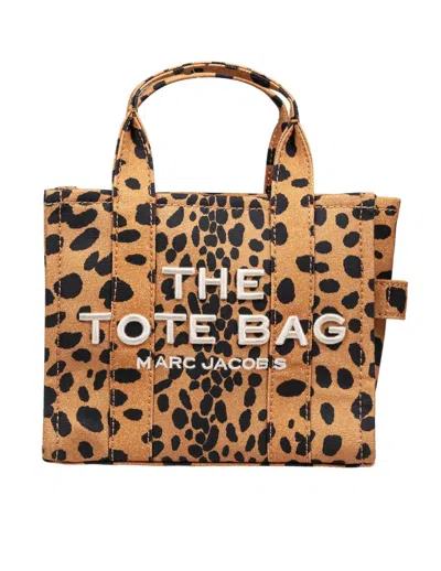 Marc Jacobs Cheetah Medium Tote Bag In Brown