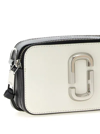 Marc Jacobs Multicolor Leather The Snapshot Crossbody Bag In White