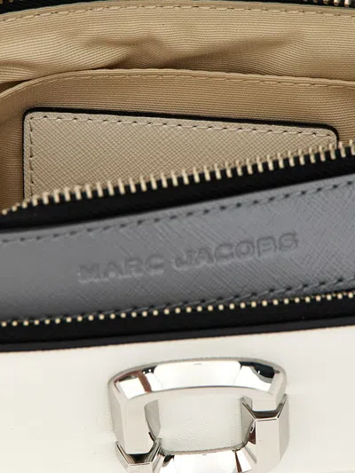 Marc Jacobs Multicolor Leather The Snapshot Crossbody Bag In White