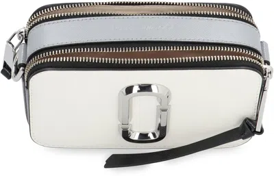 Marc Jacobs Multicolor Leather The Snapshot Crossbody Bag In White