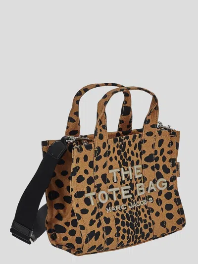 Marc Jacobs Cheetah Medium Tote Bag In Brown