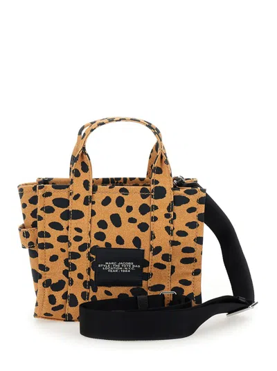 Marc Jacobs Cheetah Medium Tote Bag In Brown
