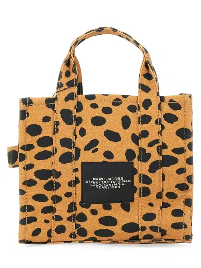 Marc Jacobs Cheetah Medium Tote Bag In Brown