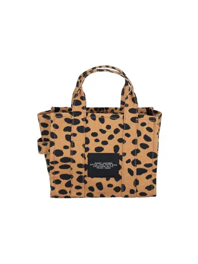 Marc Jacobs Cheetah Medium Tote Bag In Brown