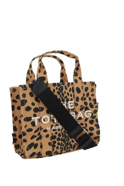 Marc Jacobs Cheetah Medium Tote Bag In Brown