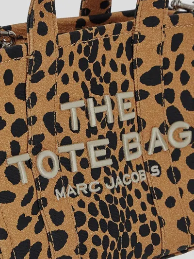 Marc Jacobs Cheetah Medium Tote Bag In Brown