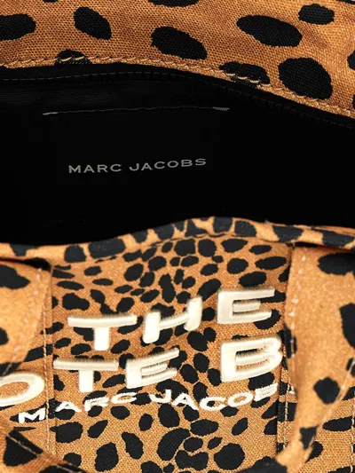 Marc Jacobs Cheetah Medium Tote Bag In Brown