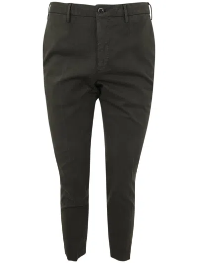 Incotex Cotton Short Trousers In Green