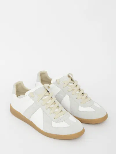 Maison Margiela Replica In Nappa Lilla Sneakers