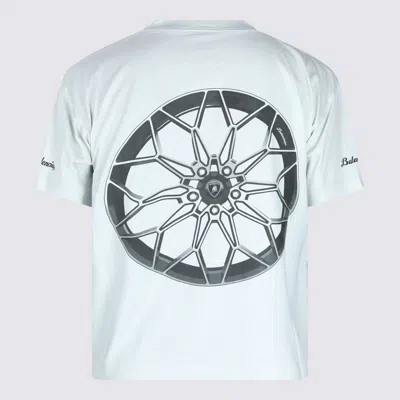 Balenciaga Automobili Lamborghini Cotton T-shirt In White