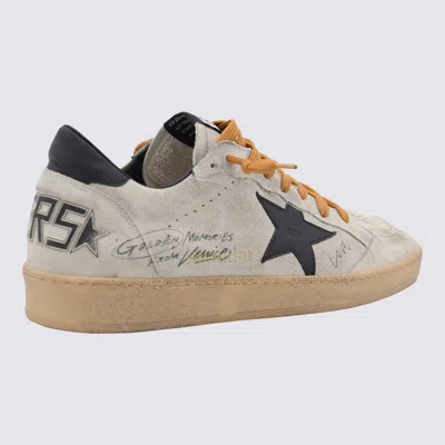 Golden Goose Ballstar Suede Upper Toe Tongue And Spur Leather Star And Heel Sneakers Black