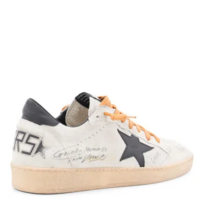 Golden Goose Ballstar Suede Upper Toe Tongue And Spur Leather Star And Heel Sneakers Black