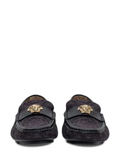 Versace Barocco La Medusa Driver Shoes