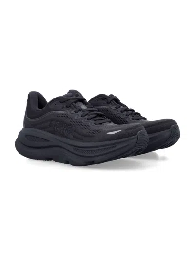 Hoka Bondi 9 Woman's Sneakers In Black