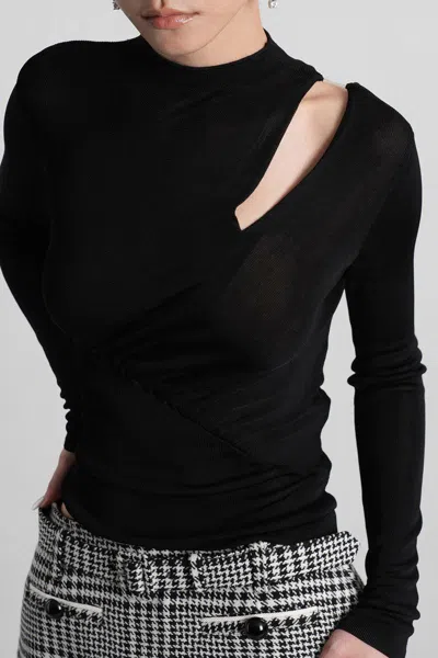 Self-portrait Topwear In Black