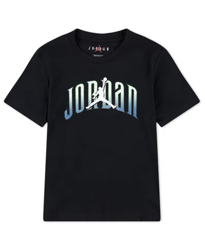 Jordan Toddler And Little Boys Global Arch T-shirt In Black