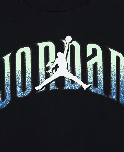 Jordan Toddler And Little Boys Global Arch T-shirt In Black