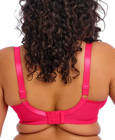 Elomi Plus Size Teagan Underwire Plunge Full Coverage Bra In Pink