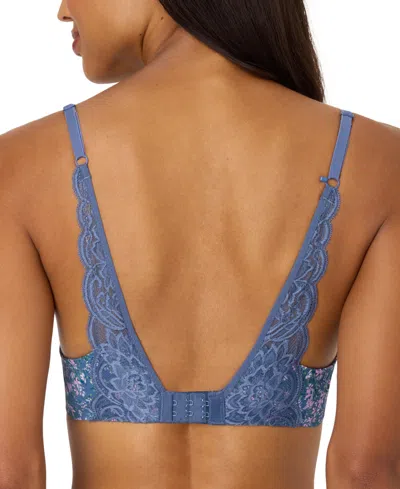 Maidenform Comfort Devotion Extra Coverage Lace Shaping Underwire Bra 9404 In Blue